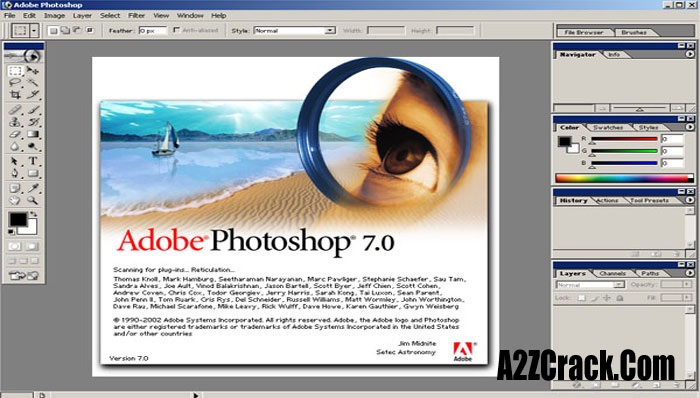 Adobe photoshop 7.0 pc software